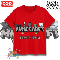 Kaos Anak MINECRAFT - T SHIRT Anak MINECRAFT - Kaos Anak Free Nama Fashion