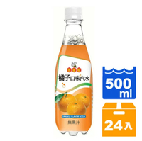 金蜜蜂 橘子口味汽水 500ml (24入)/箱【康鄰超市】