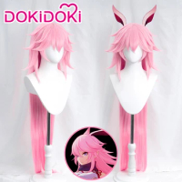 IN STOCK Yae Sakura Wig Game Honkai Impact 3rd Cosplay DokiDoki Long Pink Wig Cosplay Honkai Impact 3 Heat Resistant Synthetic