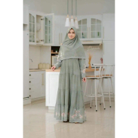 GAMIS SET KIRANA TERBARU BY BERMERK/ GAMIS CERUTY BABYDOLL / PAKAIAN MUSLIMAH