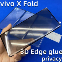 3D Full Cover Curved Privacy Screen Protectors For Vivo X Fold Anti-spy Protective Tempered Glass For Vivo X Fold 2 X Fold Plus