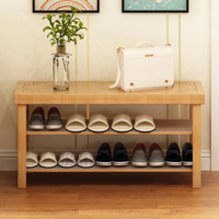 鞋架簡易家用鞋柜經濟型省空間換鞋凳防塵多層門口實木可坐小鞋架