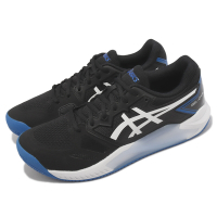 Asics 網球鞋 GEL-Challenger 13 Clay 男鞋 黑 藍 亞瑟膠 紅土專用 穩定 運動鞋 1041A221002