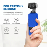 For Pocket 3 Anti-fall Washable Soft Silicone Protective Case Cover Sleeve Body SKin Osmo Pocket 3 Gimbal Accessories