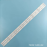 LED backlight strip 8 lamp for Aiwa 40"TV EU40DT200 MS-L2665-A MS-L2665-B BBK 40lem-1043/fts2c 40f9000st LA021