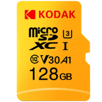 KODAK Micro SD 128GB 256GB microsd 512 gb Flash Memory Card 32GB 64GB U1 TF 4K Class 10 tarjeta Micro SD Card U3 UHS-I 16GB