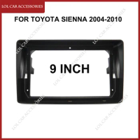 9 Inch For TOYOTA Sienna 2004-2010 Car Radio Stereo 2 Din Head Unit GPS MP5 Android Player Dashboard Fascia Panel Frame Install