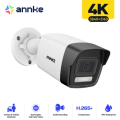 ANNKE C800 Kamera Keselamatan 4K Ultra HD POE Outdoor IP67 Weatherproof dengan Mikrofon Bawaan