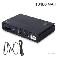 8800/10400 mAh Mini Portable UPS 5V, 9V, 12V Uninterruptible Power Supply Multipurpose Mini UPS Battery Backup For LED Wifi IP C