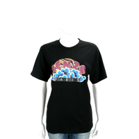KENZO Glittered Logo 黑色雲朵印花棉質短袖T恤