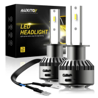 2Pcs 16000LM H1 LED Lights Lamp H8 H11 Turbo H7 LED Mini with Fan 9012 Headlight Bulb for Hyundai Peugeot Audi Ford 12V 6500K