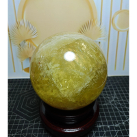 Batu Citrine Quartz Sphere  (2)
