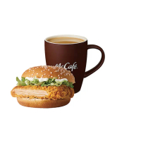 【麥當勞】勁辣鷄腿堡+熱經典美式咖啡中杯(好禮即享券)