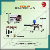 Mainan water beads ak47 elektrik op 7.4v otomatis tembakan anak Peredam Lampu