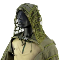 Airsoft Ghillie Suit Sniper Tactical Shooting Ghillie Shawl Coat Outdoor Hunting Combat Camouflage Hood Ghillie Suit Clothes
