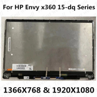 15.6'' LCD Display Touch Screen Glass Digitizer Assembly for HP Pavilion 15-dq 15-dq1290nia 15-dq1296nia 15-dq1025od 15-dq1001nj