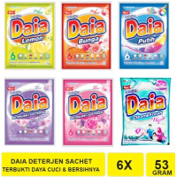 Daia Renceng Sabun Detergen Bubuk 53 Gram ( Isi 6 Sachet 0) 01