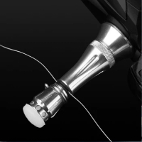 2Set Reel Stand Handle Balance 48mm for Shimano Daiwa Spinning Wheel (Silver)