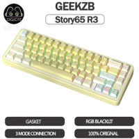 Story65R3 Mechanical Keyboard Kit 3Mode USB/2.4G/Bluetooth Wireless Keyboard Kit 65 keys RGB Customized Gasket Game keyboard Kit