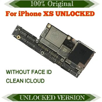 For iPhone XS 64GB motherboard Mainboard 256G Logic Board Circuits card 512GB Ok Plate LL/A Version Support System Update