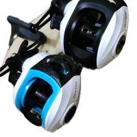 Reel Baitcasting Zorro freya & Kaiden putih handle Kiri Gear Ratio 7.2.1 Ballbearing 19+1 Maxdrag 8k