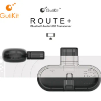 GuliKit GB1 Route+ USB C Bluetooth Audio Transmitter Or Adapter for PS5 Nintendo Switch,Switch Lite