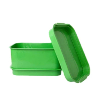 D0AD Plastic Sprouting Tray Kits Microgreens Growing Trays for Sprouting Seed Bean Wheatgrass Sprout Maker Container