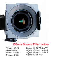 Wyatt Metal 150mm Square Filter Holder Bracket for Tamron 15-30,Nikon 14-24,Sigma 14-24/12-24/20mm/14mm,Sony 12-24,Pentax 15-30