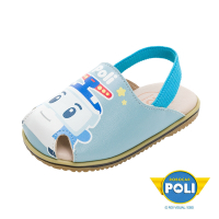 POLI 波力童鞋-正版童鞋 波力 寶寶涼拖鞋/輕量 絆帶 舒適 MIT 藍(POKS34006)