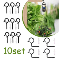 10pcs Sekrup Pengait Skrup Gantungan Anti Jatuh Screw Hook  Sekrup Gantungan Tutup Sekrup Serbaguna 