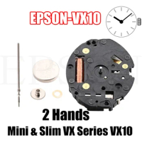 VX10 Movement Epson VX10 Movement MINI &amp; SLIM Series VX10A Quartz Movement Size: 6 3/4 x 8''' Three Hands
