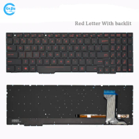 New Laptop Keyboard For ASUS GL553VW GL753 FX553VD ZX53 ZX53V FZ53 ZX553 FX53 FX753 ZX73 Red Letter With Backlit