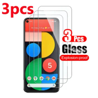 3pcs tempered glass on the for google pixel 5 screen protector protective film shield for pixel5 6.0 inches phone guard clear