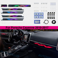 LED Ambient light For Porsche Cayenne 2010-2017 Replacement Car Door Ambient light Car LCD Panel Screen Control Atmosphere Light