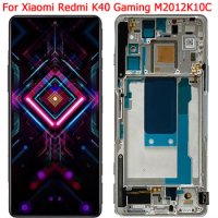 6.67" Redmi K40 Gaming LCD For Xiaomi Redmi K40 Gaming Edition M2012K10C M2104K10AC Display LCD Touch Screen With Frame