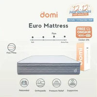 Domi Euro Mattress 28cm / Kasur Firm Premium / Supportive Rebonded 180 x 200