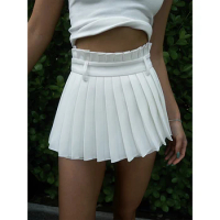 Women AOANAO Berkeley Mini Pleated Skirt Short with Belt
