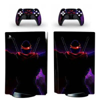 Anime Overlord PS5 Standard Disc Skin Sticker Decal Cover for PlayStation 5 Console and 2 Controllers PS5 Disk Skin Vinyl
