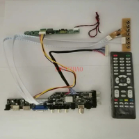 LCD LED Monitor Kit for LM200WD3 HDMI+VGA+USB+TV DVB-T DVB-C Controller Board Driver