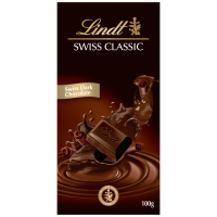 Lindt 瑞士蓮 經典黑巧克力 100g(黑巧克力)