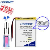 New Arrival [ HSABAT ] 1500mAh Replacement Battery for Sony NW-A25 NW-A26 NW-A27 MP3