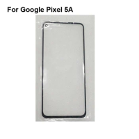 For Google Pixel 5A Front LCD Glass Lens touchscreen For Google Pixel 5 A touch screen Panel Outer Screen Glass without flex