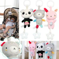 Baby Stroller Accessories Rattles Mobiles Trolley Educational Toys For Kids Plush Cars Hanging Bed Bells Carriage Dolls I0008