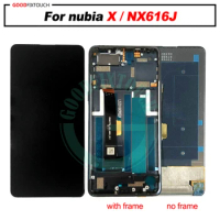 For ZTE nubia X NX616j LCD Display + Touch Screen Digitizer Aseembly with frame
