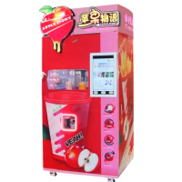 Juicer freshly squeezed apple juice making and vending machine