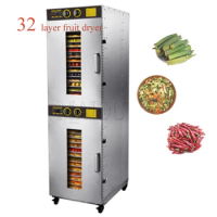Multifunctional Fruit Dryer Vegetable Meat Stainless Steel Food Dehydrator Air Drying Food Machine For Household