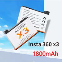 1800mAh 3.85V Camera Battery for Insta360 ONE X3 Battery for Insta360 ONE X3 Batteries 360 Panoramic Action Accessorie