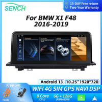 10.25 Android 13 System Car Radio Screen For BMW X1 F48 X2 F49 2016-2019 WIFI SIM DSP Audio GPS Navi Stereo Carplay