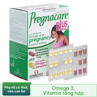 Vitabiotics Pregnacare Plus Omega-3 vitamin &amp; khoáng chất cho bà bầu