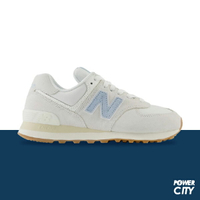 【NEW BALANCE】 NB 574 休閒鞋  復古鞋 B楦 米藍 女鞋 -WL574QA2
